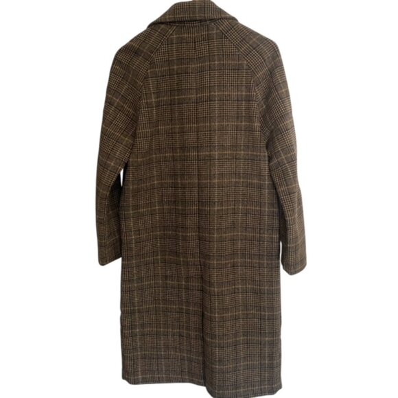 Avec Les Filles Double Face Plaid Wool Blend Jacket Small - Picture 4 of 6